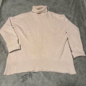 Skull Cashmere Turtleneck Sweater